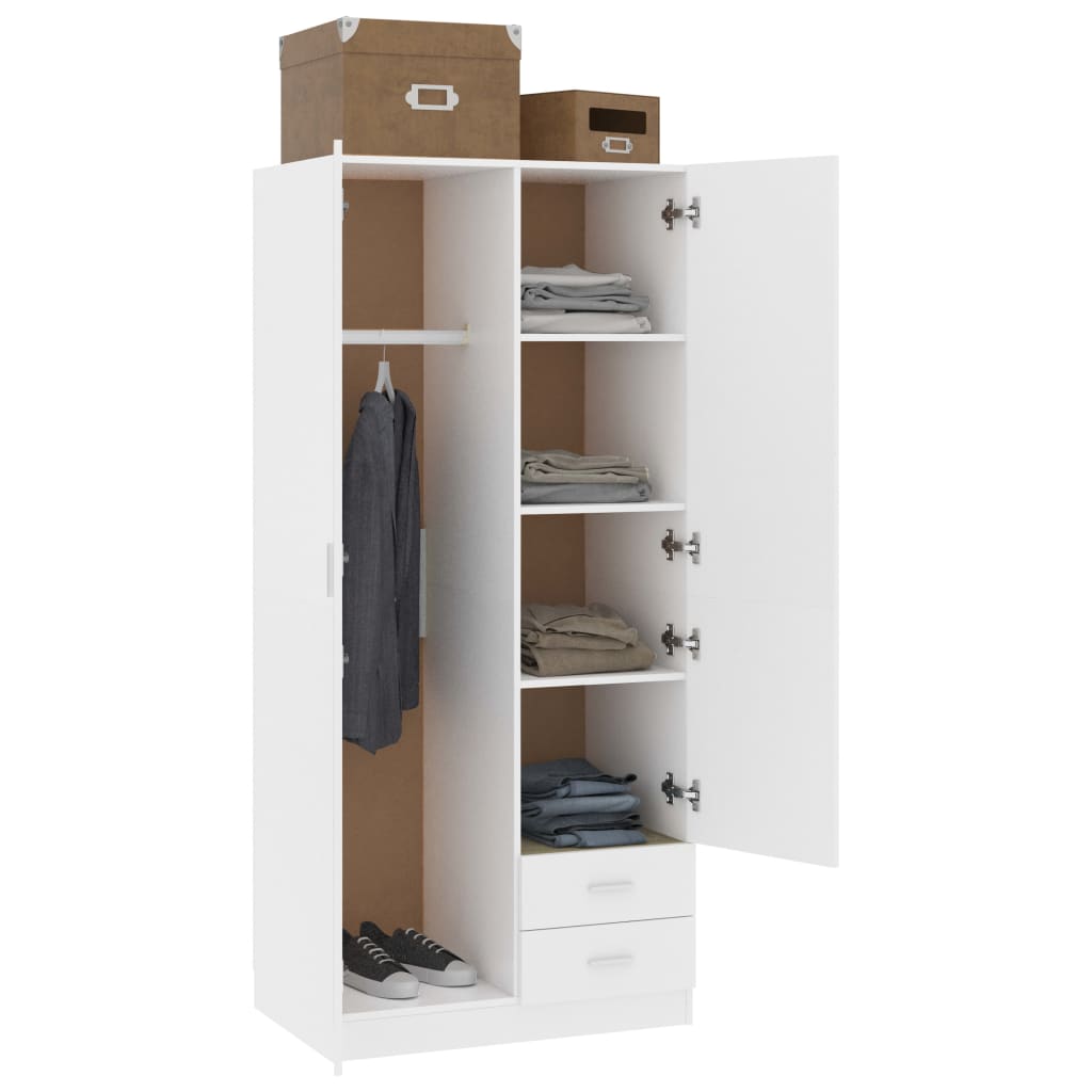 Wardrobe 80X52X180 Cm Engineered Wood