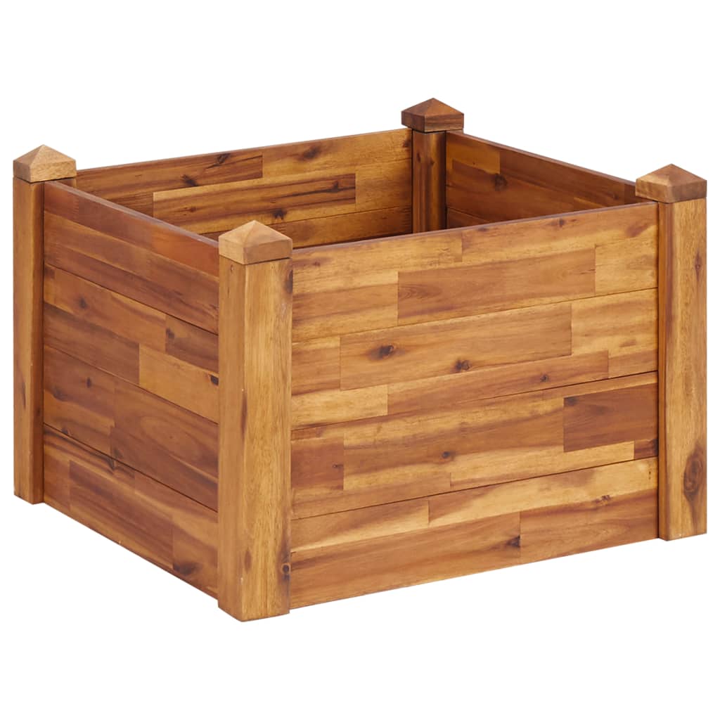 Garden Raised Bed Solid Acacia Wood
