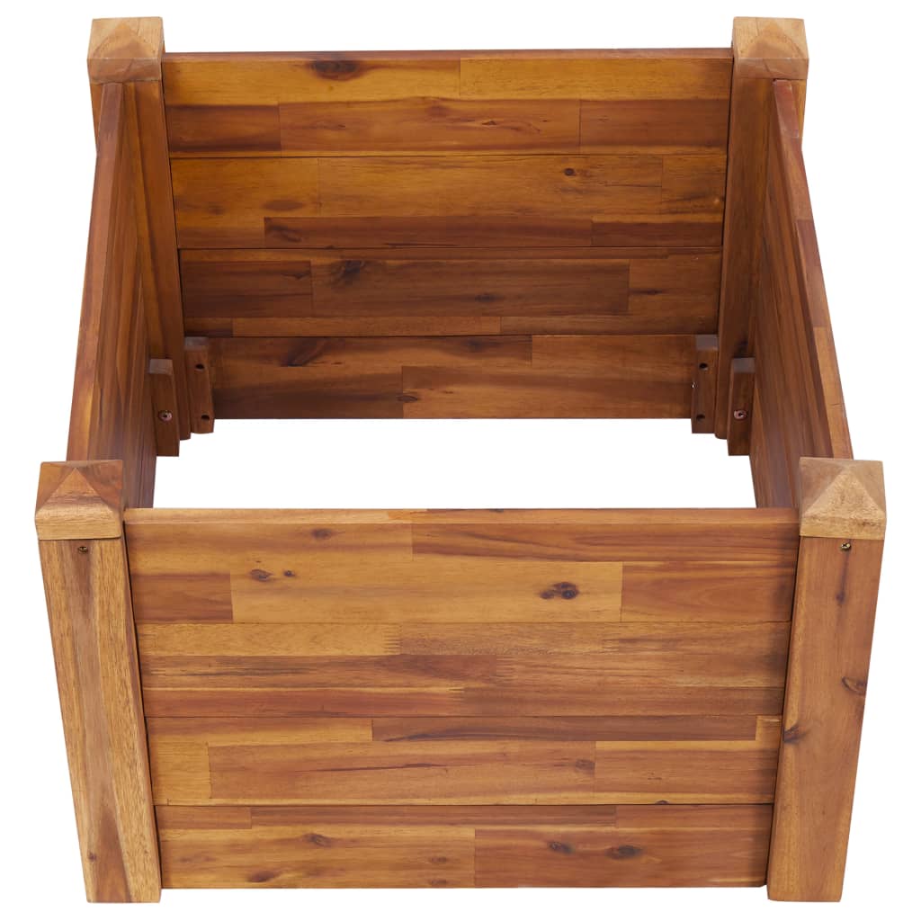 Garden Raised Bed Solid Acacia Wood