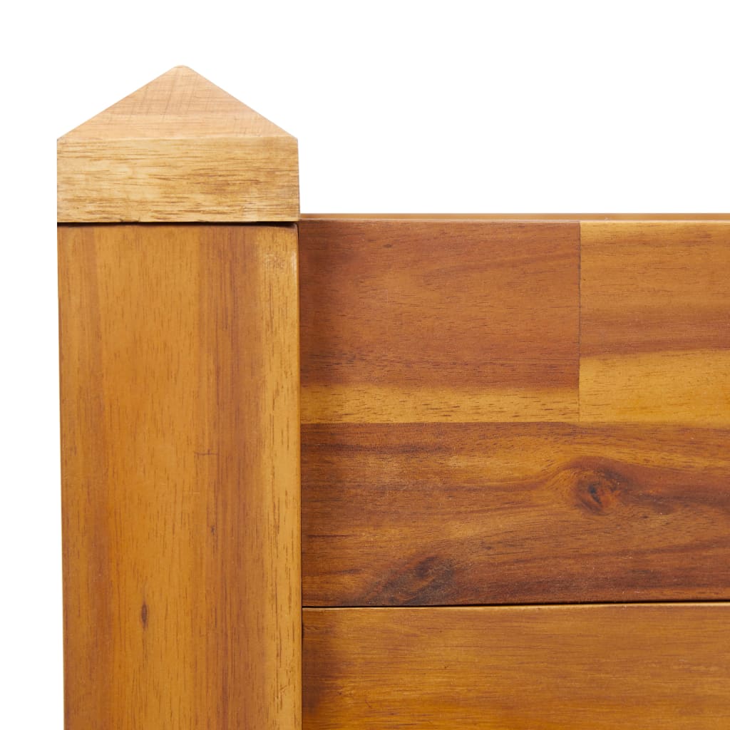 Garden Raised Bed Solid Acacia Wood