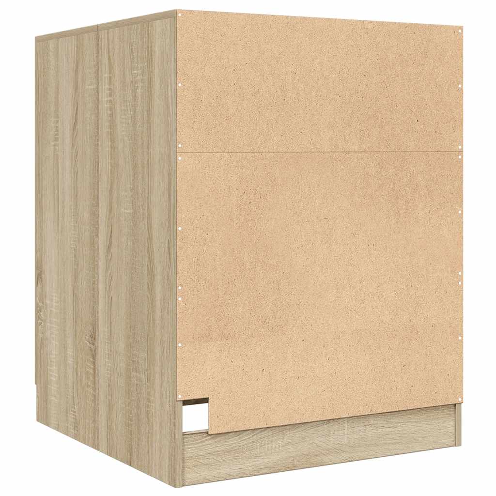 Washing Machine Cabinet Sonoma Oak 71X71.5X91.5 Cm