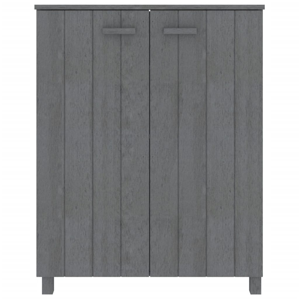 Shoe Cabinet "Hamar" 85X40X108 Cm Solid Wood Pine