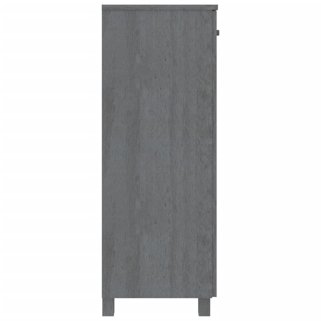 Shoe Cabinet "Hamar" 85X40X108 Cm Solid Wood Pine