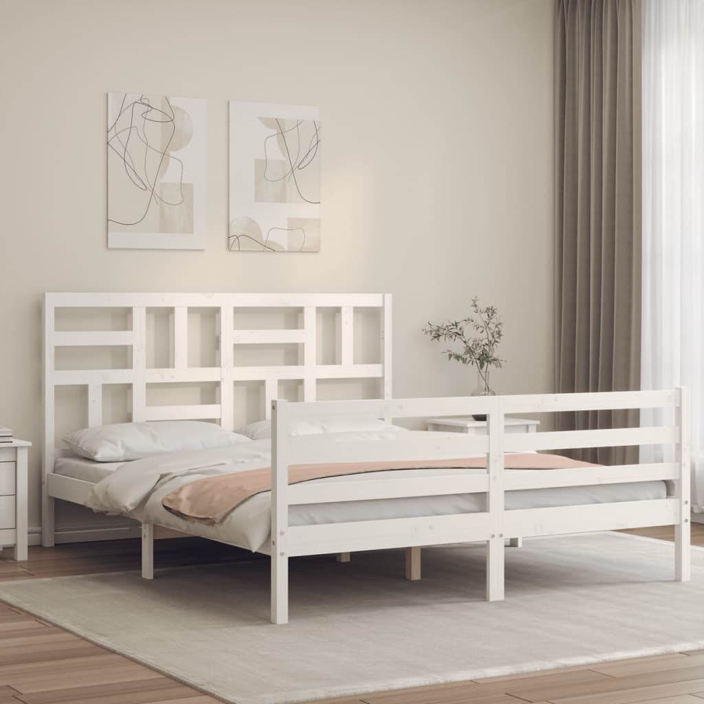 Bed Frame Without Mattress Solid Wood