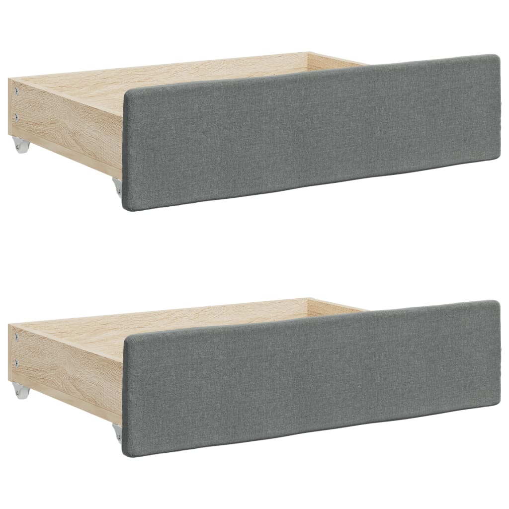 Daybed With Trundle&Drawers Without Mattress