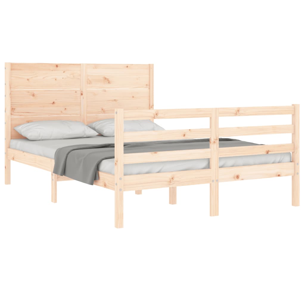 Bed Frame Without Mattress Solid Wood