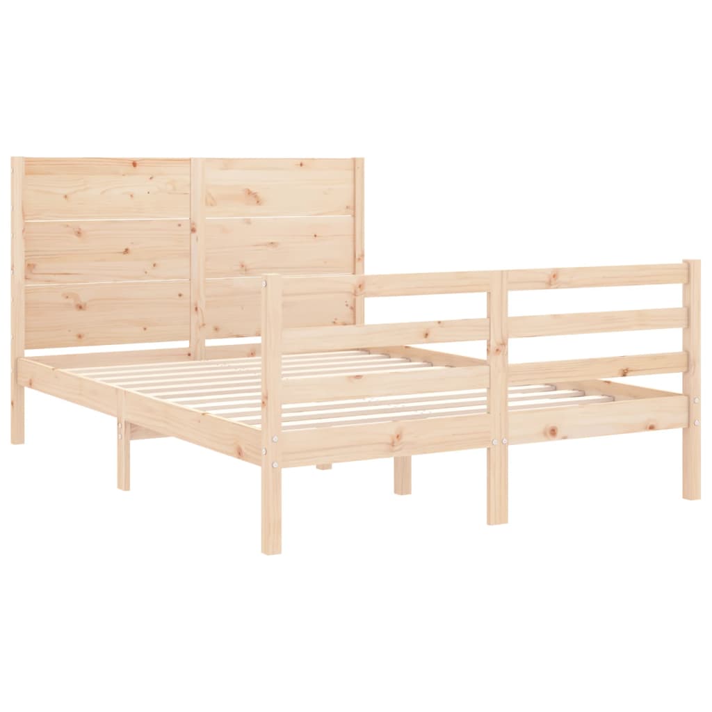 Bed Frame Without Mattress Solid Wood