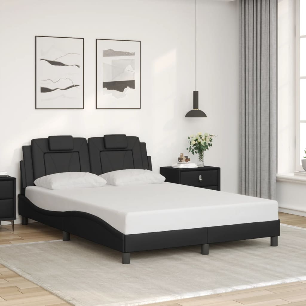 Bed Frame Without Mattress Queen Faux Leather