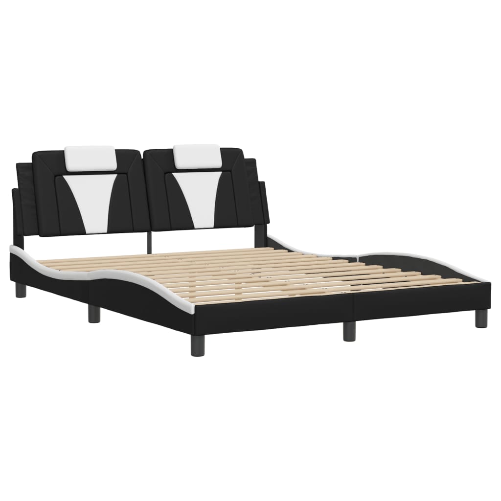 Bed Frame Without Mattress Queen Faux Leather