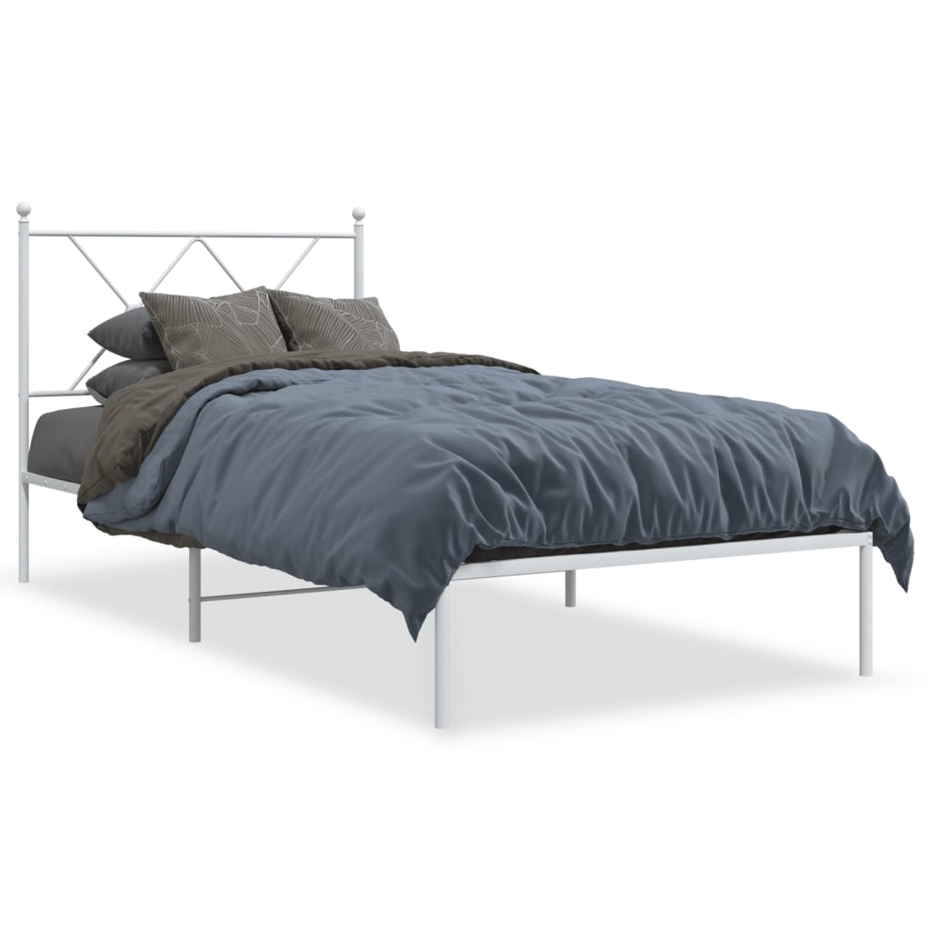 Metal Bed Frame Without Mattress