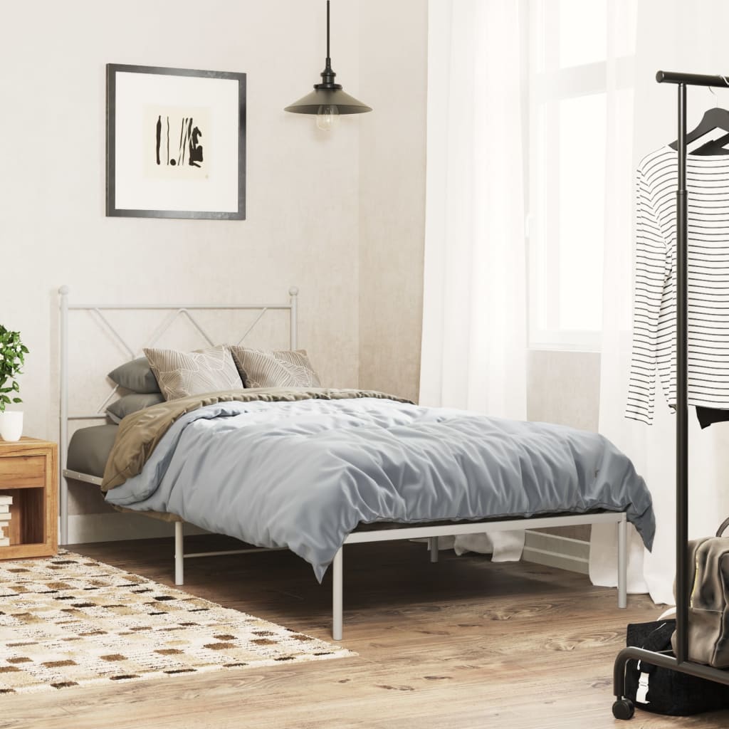 Metal Bed Frame Without Mattress