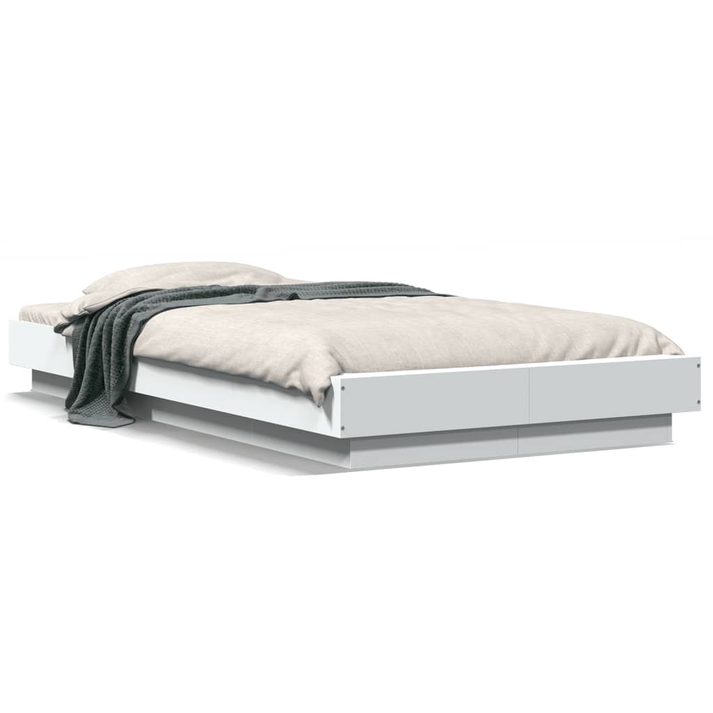 Bed Frame With Led Lights Without Mattress
