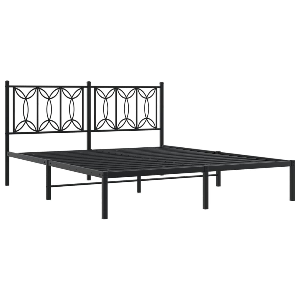 Metal Bed Frame Without Mattress