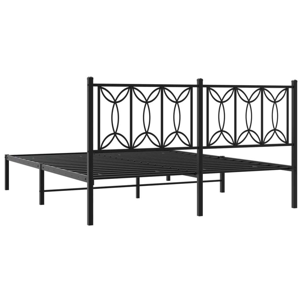 Metal Bed Frame Without Mattress