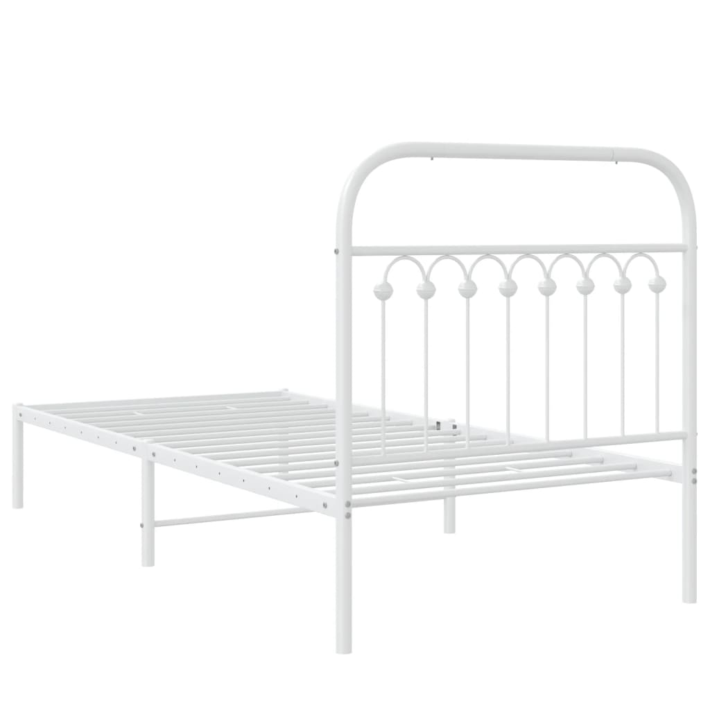 Metal Bed Frame Without Mattress