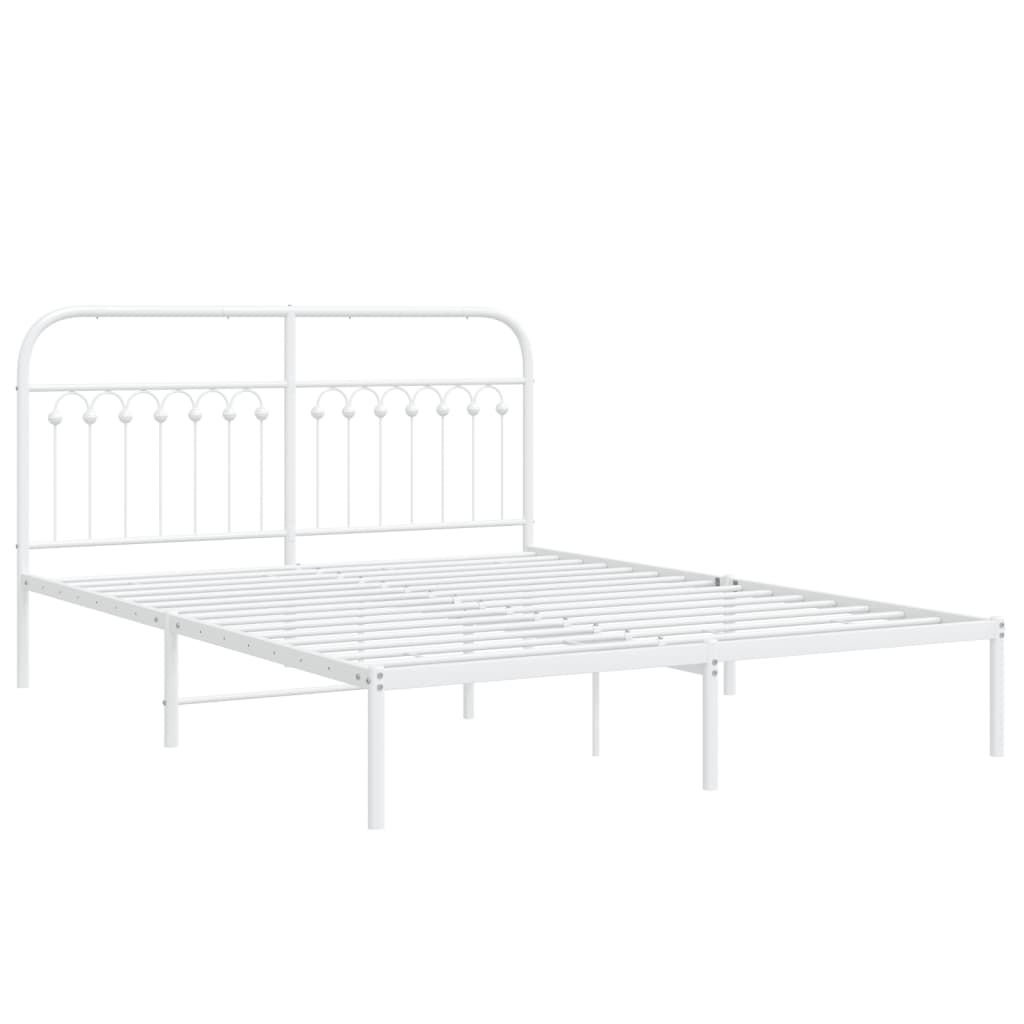 Metal Bed Frame Without Mattress