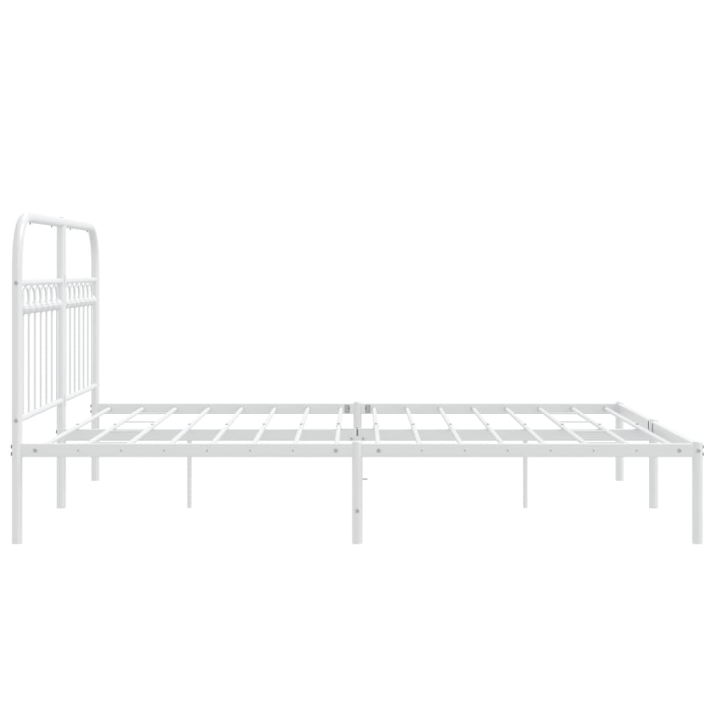 Metal Bed Frame Without Mattress