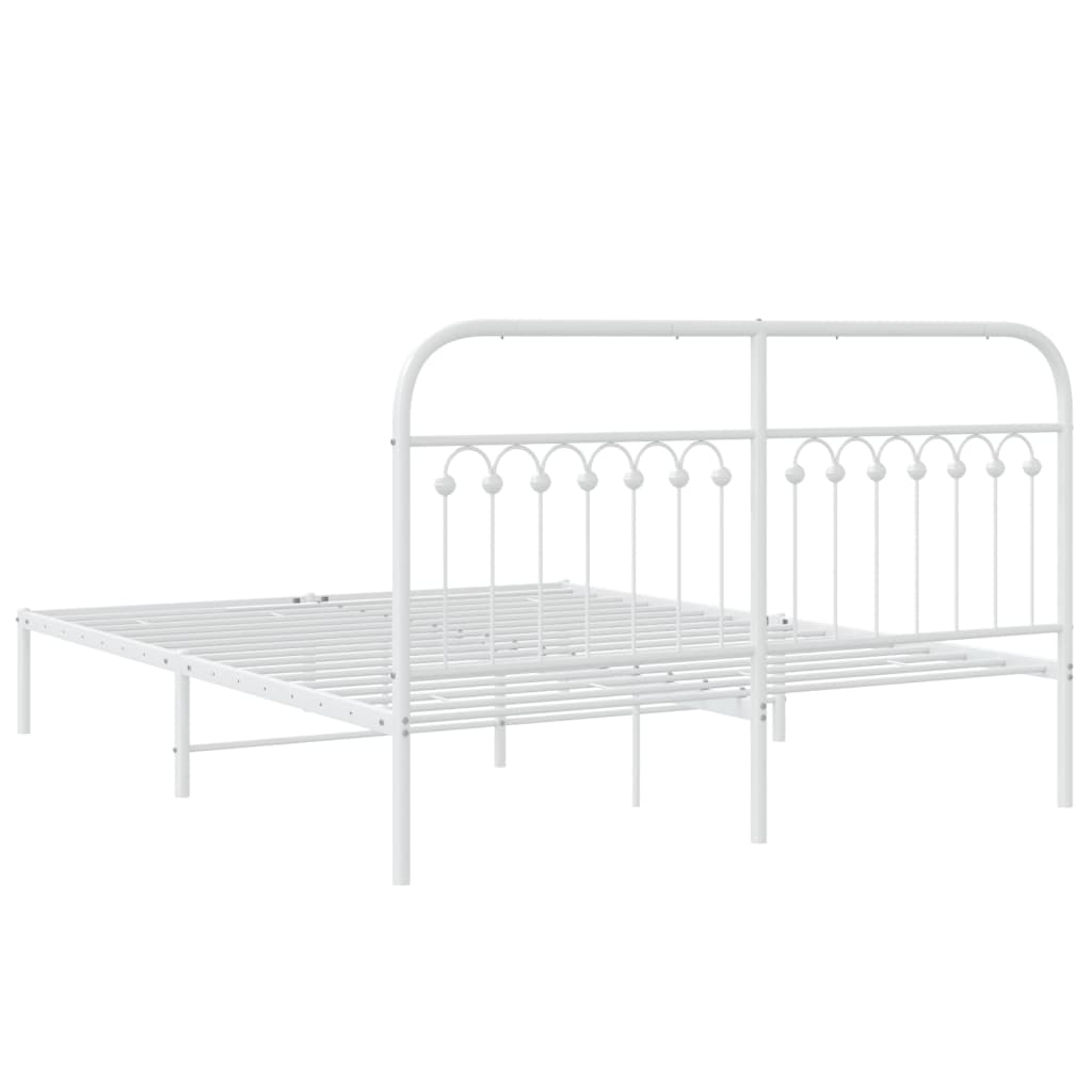 Metal Bed Frame Without Mattress