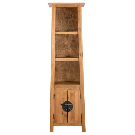 Freestanding Bathroom Cabinet Solid Pinewood 48X32X170 Cm