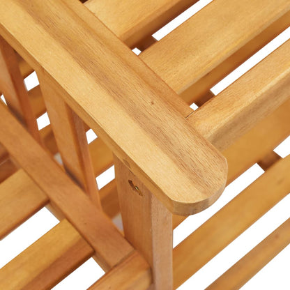 Garden Chairs With Tea Table 159X61X92 Cm Solid Acacia Wood