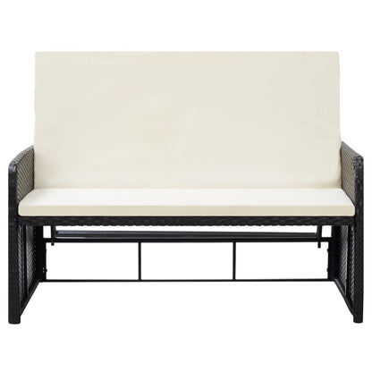 2 Piece Garden Lounge Set With Cushions Poly Rattan