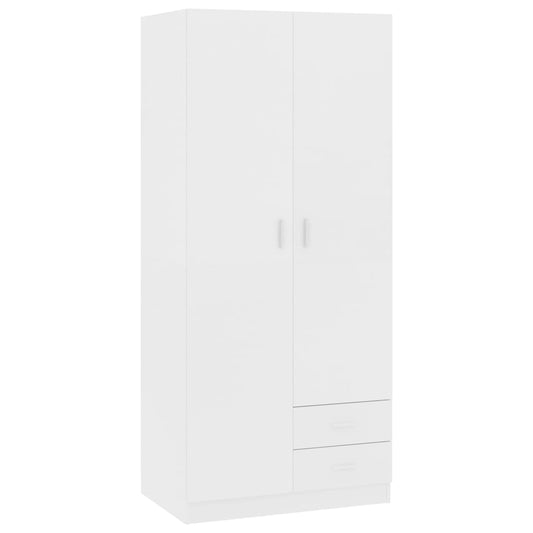Wardrobe 80X52X180 Cm Engineered Wood