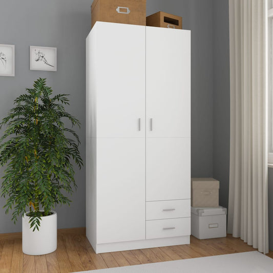 Wardrobe 80X52X180 Cm Engineered Wood