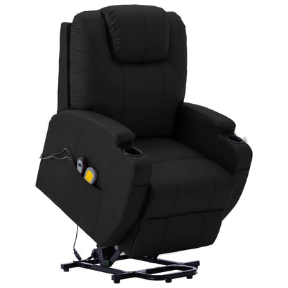 Stand Up Massage Chair Faux Leather