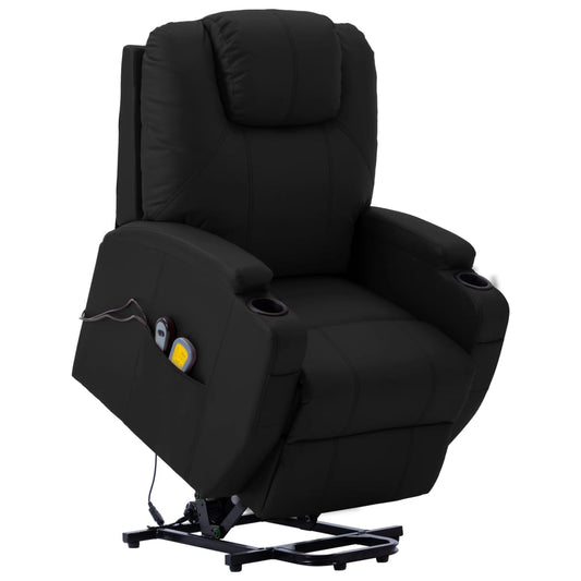 Stand Up Massage Chair Faux Leather