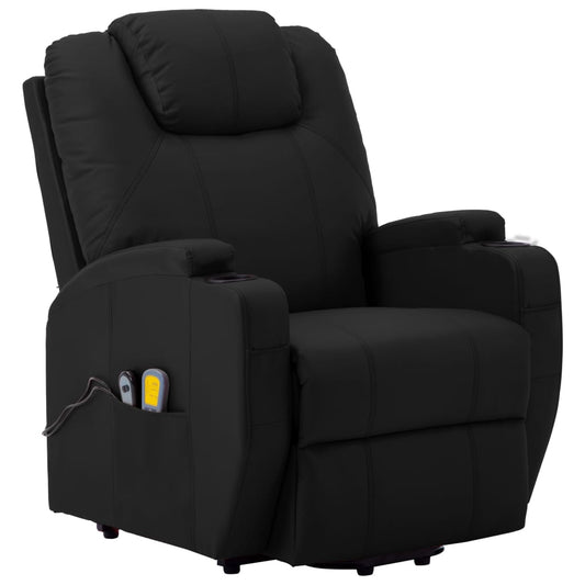 Stand Up Massage Chair Faux Leather
