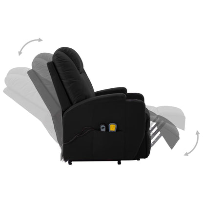 Stand Up Massage Chair Faux Leather