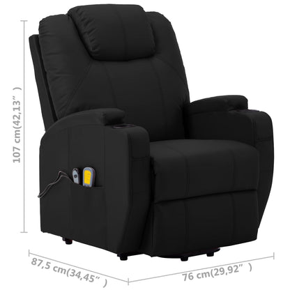 Stand Up Massage Chair Faux Leather