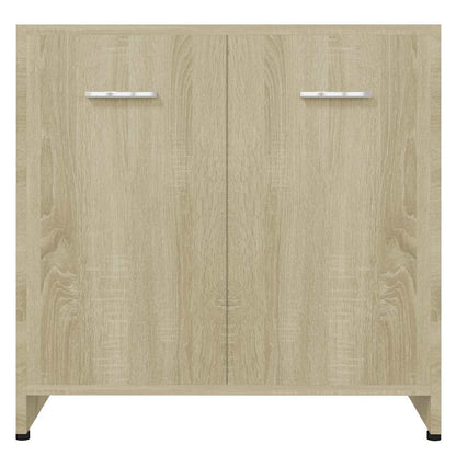 Bathroom Cabinet Sonoma Oak 60X33X61 Cm Engineered Wood