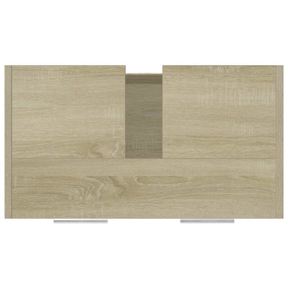 Bathroom Cabinet Sonoma Oak 60X33X61 Cm Engineered Wood