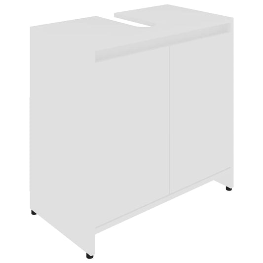 Bathroom Cabinet 60X33X61 Cm Engineered Wood