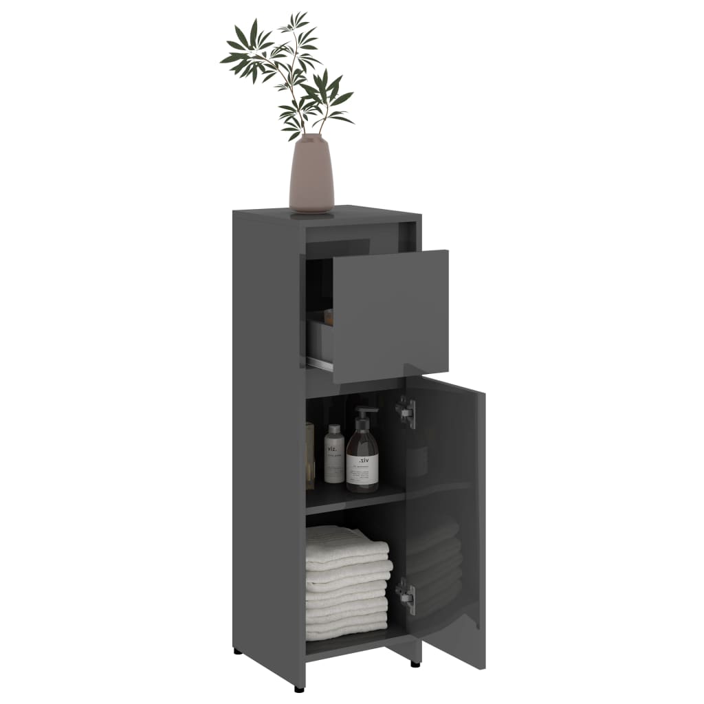 Bathroom Cabinet 30X30X95 Cm Engineered Wood