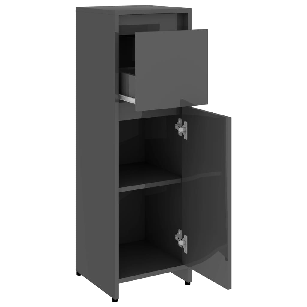 Bathroom Cabinet 30X30X95 Cm Engineered Wood