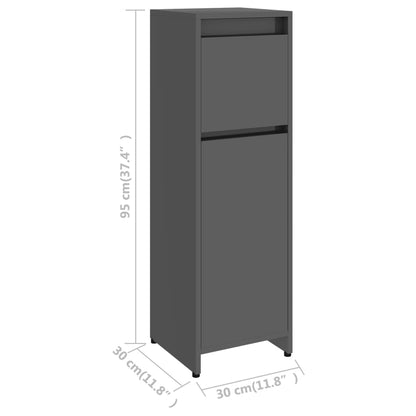 Bathroom Cabinet 30X30X95 Cm Engineered Wood