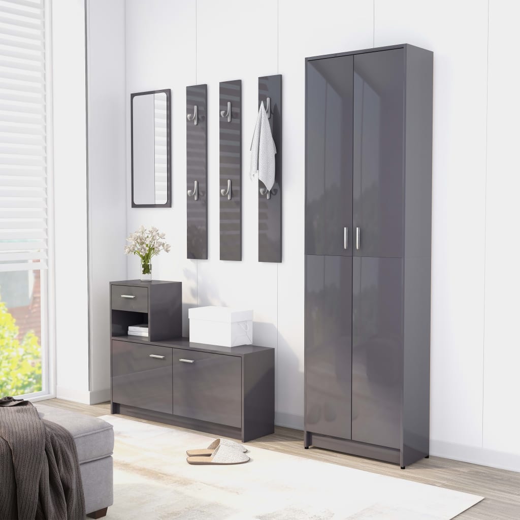 Hallway Unit 100X25X76.5 Cm Engineered Wood