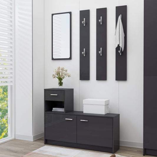 Hallway Unit 100X25X76.5 Cm Engineered Wood