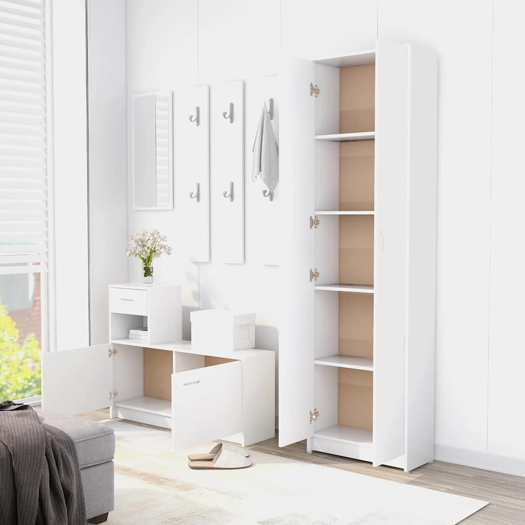 Hallway Wardrobe 55X25X189 Cm Engineered Wood