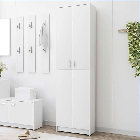 Hallway Wardrobe 55X25X189 Cm Engineered Wood