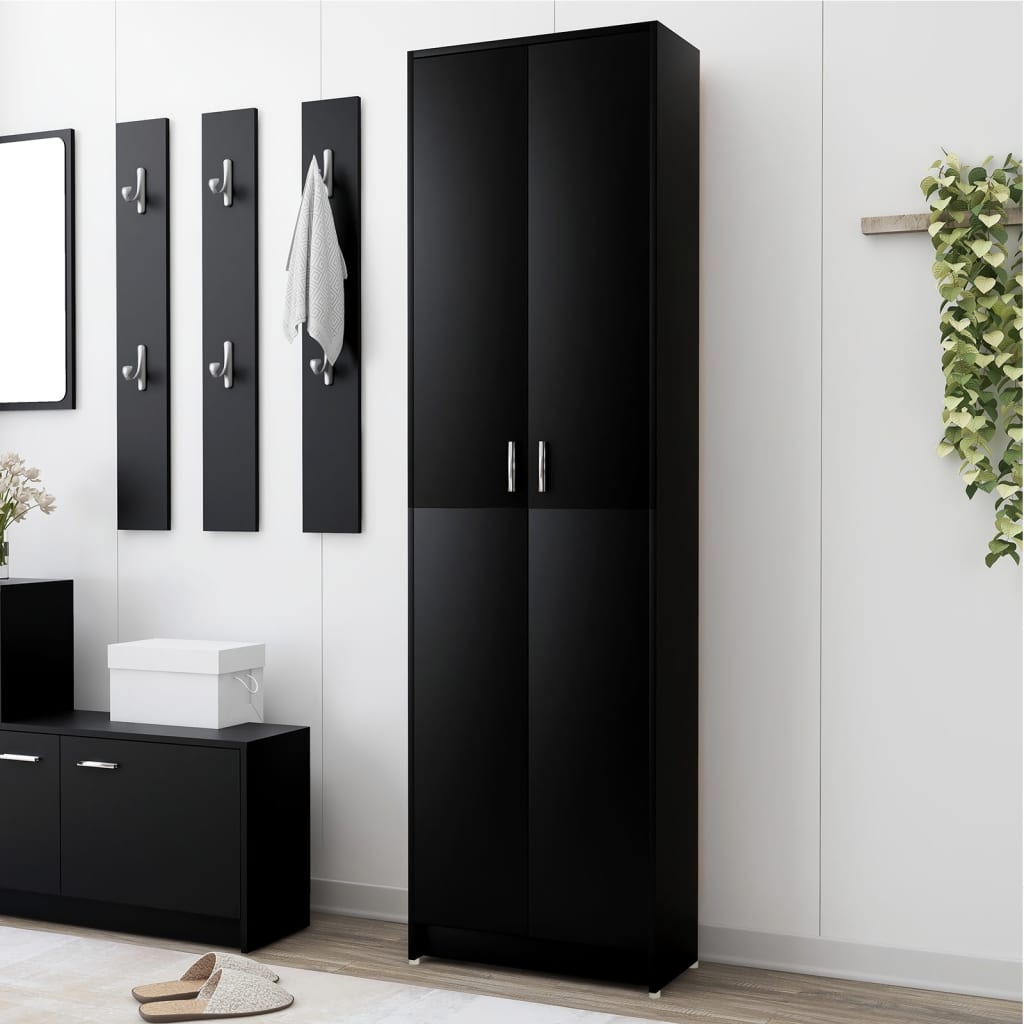 Hallway Wardrobe 55X25X189 Cm Engineered Wood