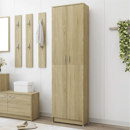 Hallway Wardrobe 55X25X189 Cm Engineered Wood