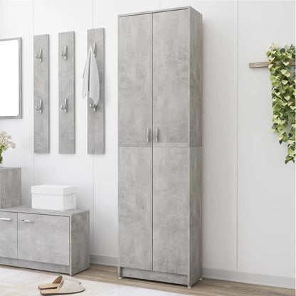 Hallway Wardrobe 55X25X189 Cm Engineered Wood