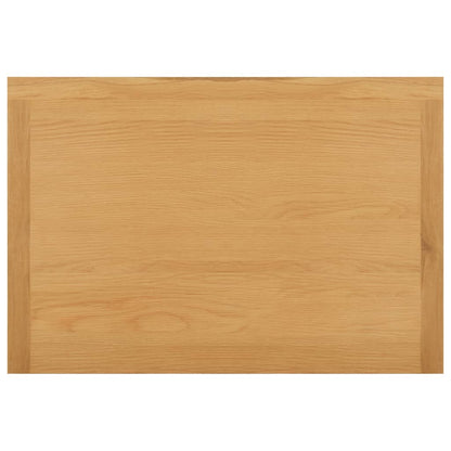 Wardrobe 76X52X105 Cm Solid Oak Wood