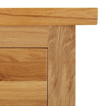 Wardrobe 76X52X105 Cm Solid Oak Wood
