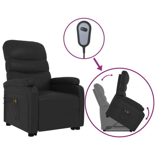 Stand Up Massage Chair Faux Leather