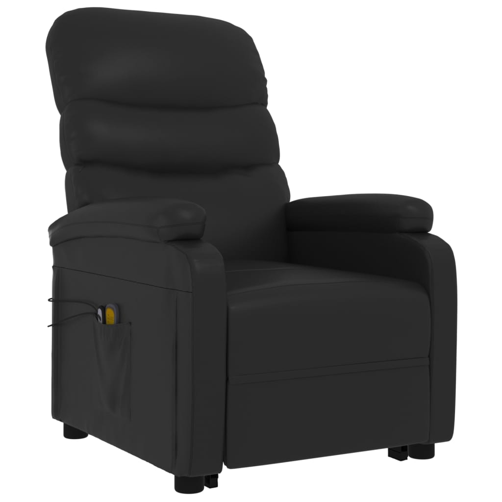 Stand Up Massage Chair Faux Leather