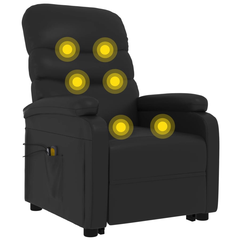 Stand Up Massage Chair Faux Leather